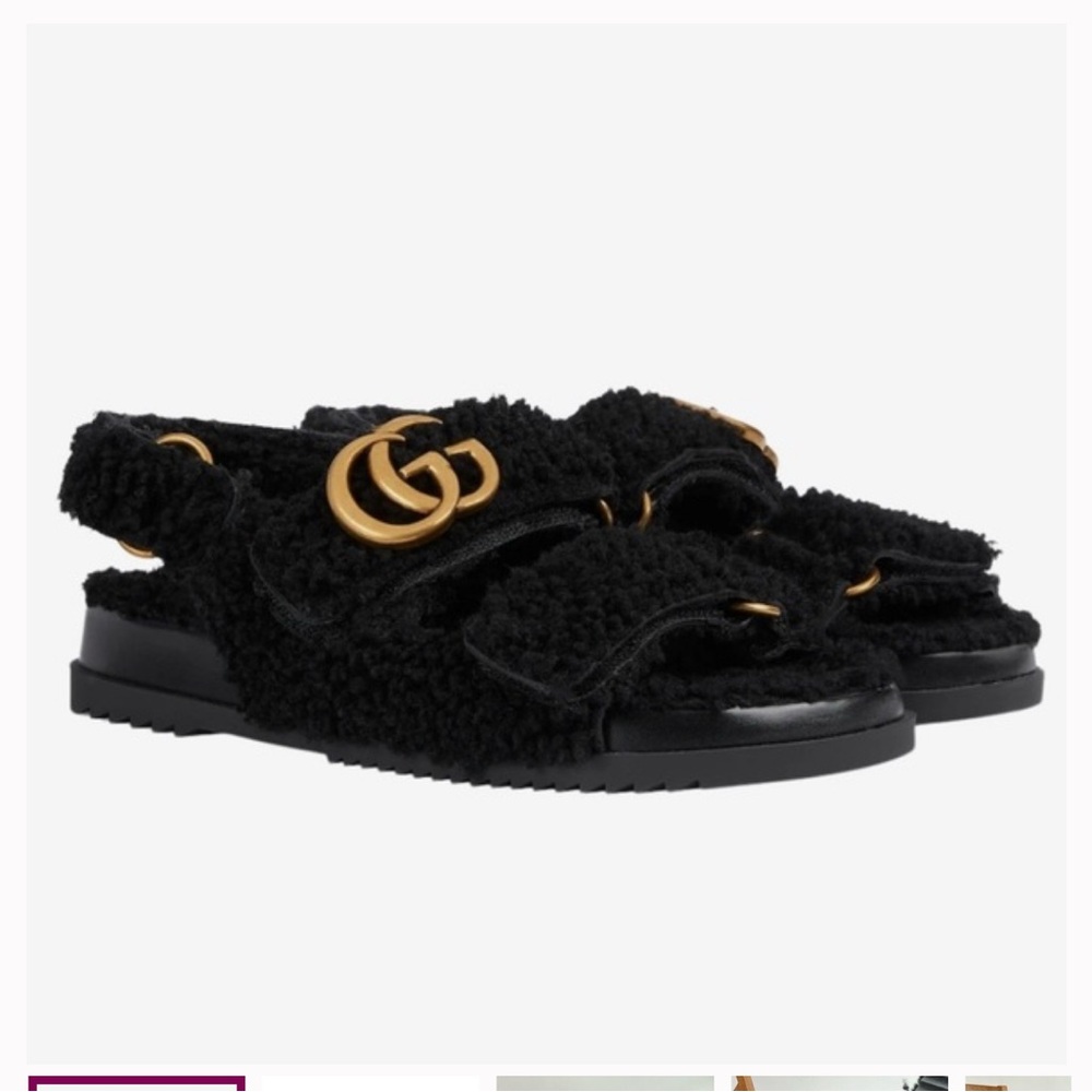 Gucci Double G Black Merino Wool